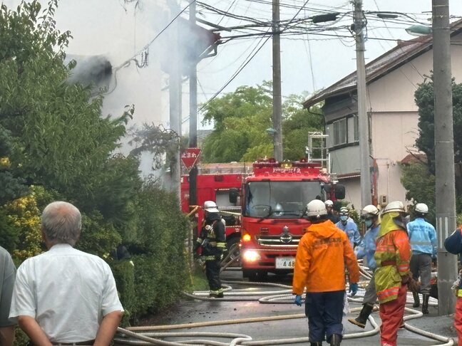【速報】山形市飯塚町で火災 消火活動中|TBS NEWS DIG