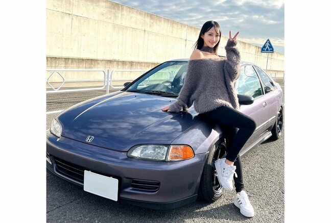 【川瀬もえ】 逆輸入の愛車「1995年式」ホンダ『シビック』がトラブル 「一体何が壊れてるの〜〜」|TBS NEWS DIG