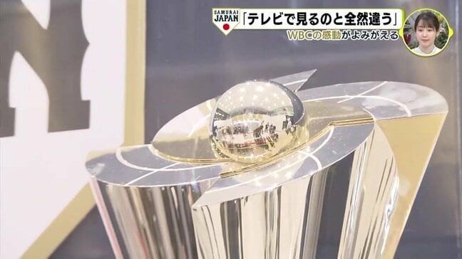 「朝６時半から並んだ」 あの感動ふたたび　ＷＢＣ優勝トロフィー 広島へ　マツダスタジアム|TBS NEWS DIG