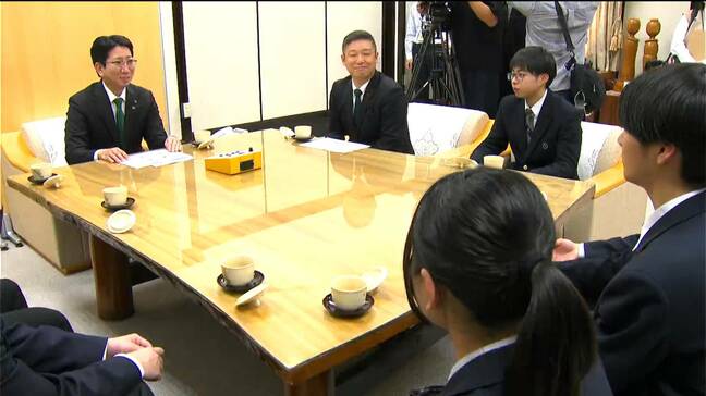 “万博展示決定”高校生開発の「リハビリゲーム機」きっかけは友人の交通事故　鹿児島情報高校の生徒が市長表敬|TBS NEWS DIG