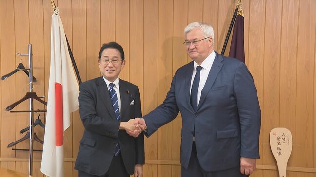 岸田元総理がウクライナ外相と会談、支援続ける考え伝える|TBS NEWS DIG