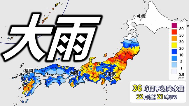 【大雨情報】梅雨前線の影響 東日本や西日本で「警報級大雨」のおそれ 落雷や竜巻などの激しい突風、急な強い雨にも注意【気象庁・全般気象情報・雨のシミュレーション】|TBS NEWS DIG