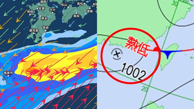 【“台風のたまご”情報】新たな「熱帯低気圧」が9日夜までに発生か　台風にはなるの？　「梅雨前線」が活発化か…　日本への影響は？　雨雲発達では「警報級の大雨」となる恐れの所も　雨・風シミュレーション|TBS NEWS DIG
