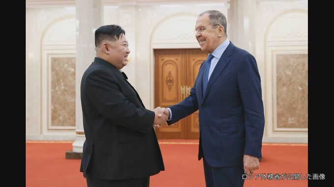 ロシア・ラブロフ外相が金正恩総書記と会談　ロシア外務省|TBS NEWS DIG