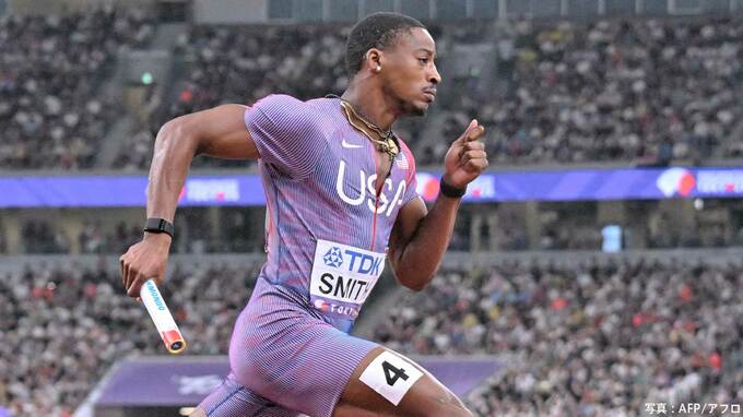 男子4×400mリレーで波乱、前回金アメリカがまさかの予選敗退　バトンパスでザンビアと交錯し6着【世界陸上】|TBS NEWS DIG