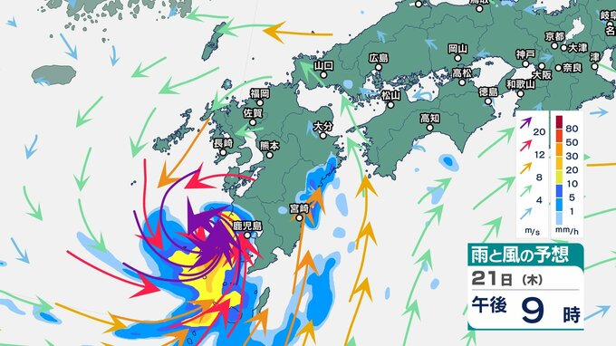 【台風情報】台風12号（レンレン）発生…東に急カーブして九州に上陸する進路予想、九州南部では“線状降水帯”発生のおそれ…雨と風のシミュレーションで影響を見る|TBS NEWS DIG