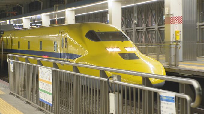 黄色い新幹線「ドクターイエロー」引退へ　2027年以降をめどに検測を終了とJR西日本|TBS NEWS DIG