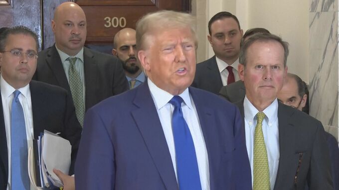 トランプ氏が再び「かん口令」破る　裁判所職員を中傷したとして罰金150万円　先週に続き2度目