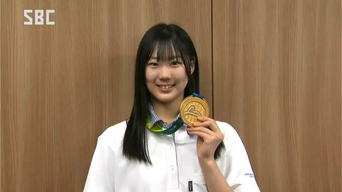 世界選手権で金メダル！新体操日本代表「フェアリージャパン」花村夏実選手　松本国際高校に凱旋　長野　|　SBC NEWS | 長野のニュース | SBC信越放送