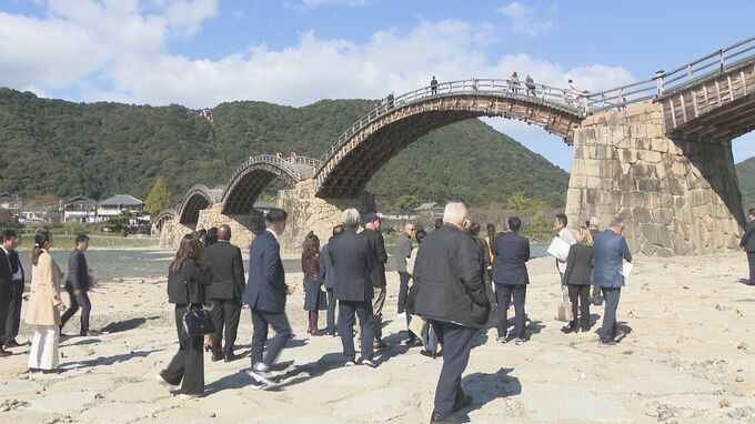 「感動！世界遺産の価値あり」各国駐日大使が国の名勝・錦帯橋を視察|TBS NEWS DIG