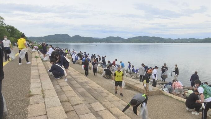 「中海・宍道湖」の自然環境を守る…周辺５市で一斉清掃　鳥取県・島根県|TBS NEWS DIG