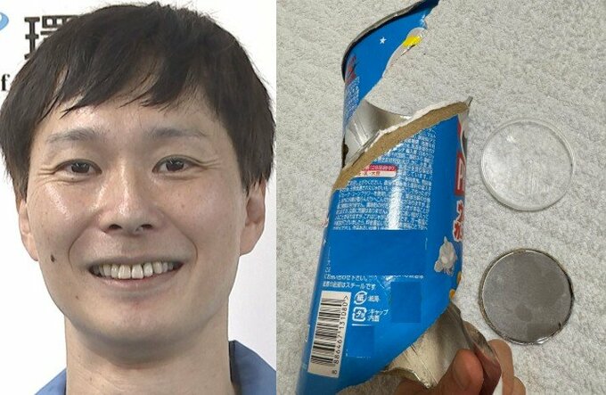 【 ごみ清掃芸人 】　ポテトチップスの筒型紙容器「底がスチールのポテトチップスは分別することができます」【マシンガンズ滝沢】|TBS NEWS DIG