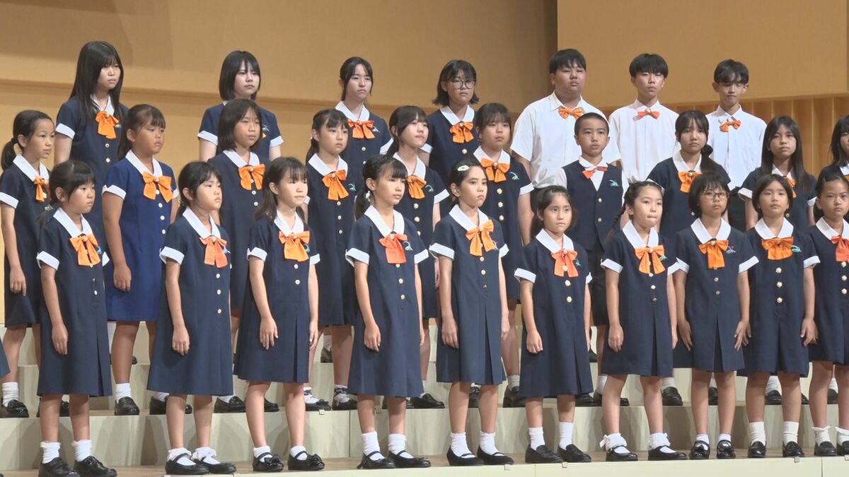 「県少年少女合唱祭」　響き渡るハーモニー