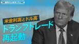 米金利高とドル高、トランプトレード再起動【播摩卓士の経済コラム】|TBS NEWS DIG