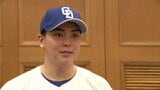 中日ドラゴンズが新人入団会見 聖カタ出身の桜井投手と愛媛MPの三上選手が日本一への貢献誓う 愛媛|TBS NEWS DIG