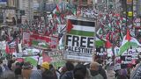 ガザでの即時停戦求める決議案の否決受け　アメリカとイギリスで抗議デモ|TBS NEWS DIG