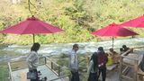 観光客に自然のせせらぎで憩いを 山中温泉鶴仙渓に川床オープン！　|　石川県のニュース｜MRO北陸放送