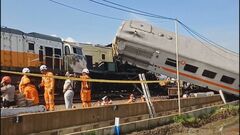 インドネシアで列車同士の衝突事故 少なくとも3人死亡 28人けが| TBS CROSS DIG with Bloomberg