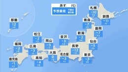 明日の天気・気温・降水確率・週間天気【1月25日 夕方 天気予報】|TBS NEWS DIG