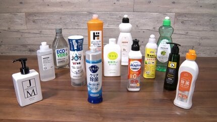 食器用洗剤」ひたすら試してランキング 3位はワンプッシュで皿7枚