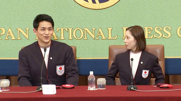 “りくりゅう”金メダル木原龍一「浦島太郎さんがもし生きていたら…」帰国直後の“フィーバー”に驚き|TBS NEWS DIG