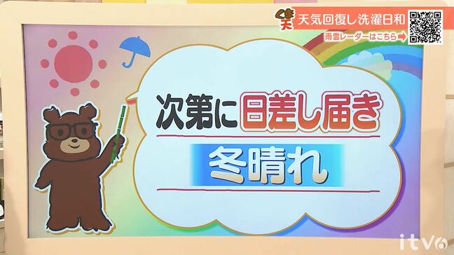 18日（木）は天気回復 次第に日差し届き冬晴れ 愛媛|TBS NEWS DIG
