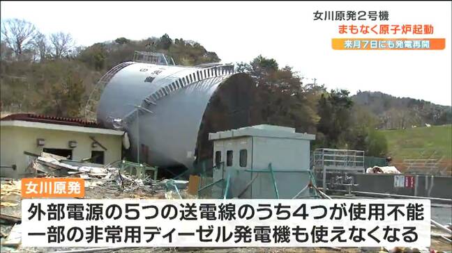 地元で対立する意見「福島では帰れないふるさとになっている」「もうできているから早く運転再開が望ましい」東北電力・女川原発2号機は今夜、原子炉起動へ　|TBS NEWS DIG