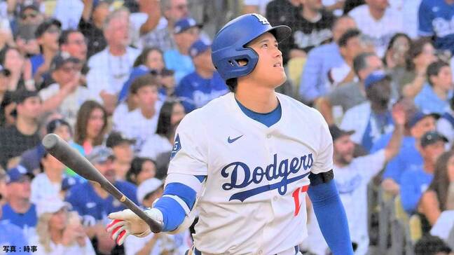 大谷翔平、PS初の1試合2発でエンジン全開!138mの特大2ラン、ド軍アーチ攻勢で大量リード|TBS NEWS DIG