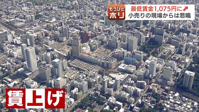 北海道の最低賃金1075円へ…働く時間を減らして「年収130万円以内」で人手不足に拍車の懸念も 立場で異なる「うれしい」「苦しい」リアルな声|TBS NEWS DIG