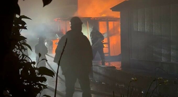 寒河江市で住宅などを焼く火災　小屋から炎が上がっているのを見つけ通報（山形）　|　山形のニュース│TUYテレビユー山形