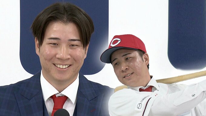 「やってやろうという気持ち」現役ドラフトで加入　広島カープ　山足達也が入団会見　|　RCC NEWS | 広島ニュース | RCC中国放送