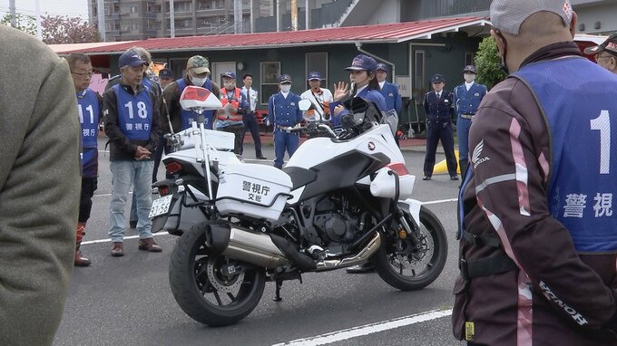 白バイ隊が“プロの技術”指導 東京・大田区で「バイク教室」 警視庁蒲田署・神奈川県警川崎署|TBS NEWS DIG