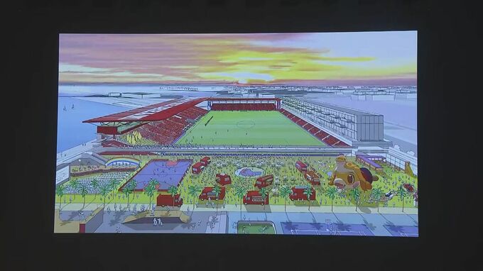 いわきFC、新スタジアム候補地はいわき市小名浜　1万人収容、31年完成目指す【J2】　|　福島のニュース│TUF