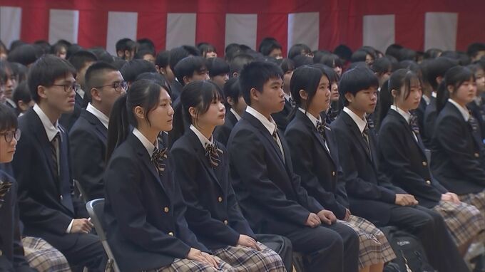 新たな学校生活スタート　宮崎日大中学校・高校で合同入学式|TBS NEWS DIG