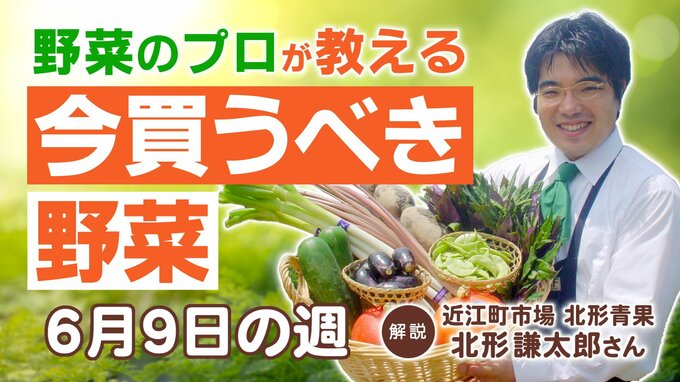 【今買うべき野菜は?】6/9の週 梅雨入りで相場に変化！大根・ナスは価格上昇 じゃがいも・キャベツは狙い目|TBS NEWS DIG
