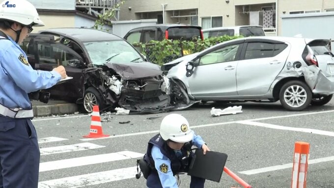 県道で乗用車など5台が絡む事故　5人搬送、2人が重体　岩手・宮古市|TBS NEWS DIG