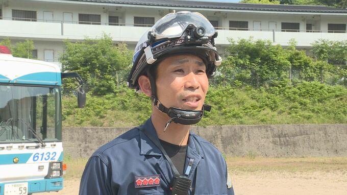 梅雨時期を前に“災害警備訓練”　重機使い取り残された人を救助|TBS NEWS DIG