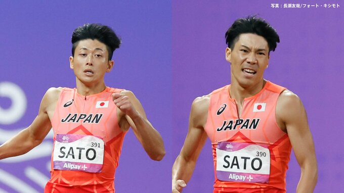 男子400m前回王者・佐藤拳太郎は今季ベストの45秒50で銀メダル、佐藤風雅は5位【陸上・アジア選手権】|TBS NEWS DIG