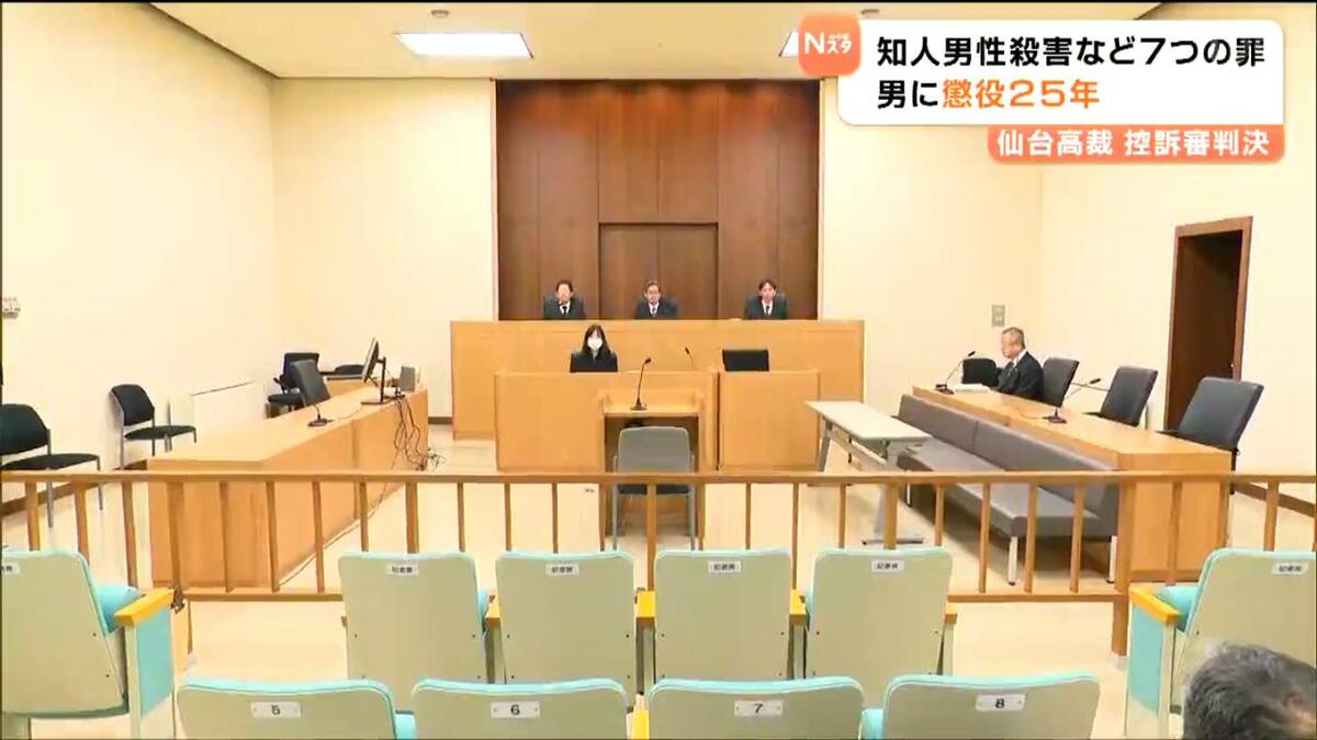 チェーンソーで知人殺害・遺体切断 男の控訴審 一審判決破棄も一審同様