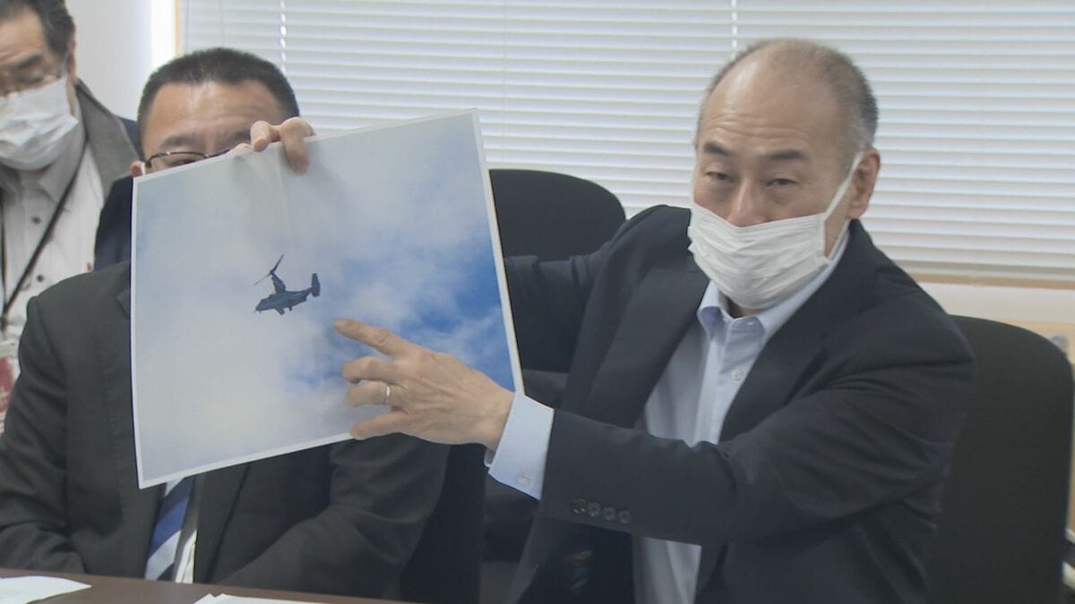 陸自・西部方面隊の「オスプレイ観閲飛行中止を」共産党熊本県委が要請