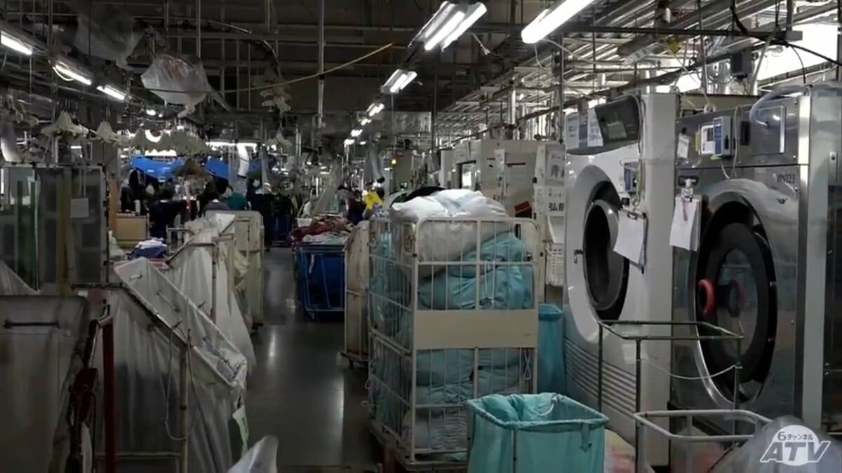 ここまでの影響は初めて」クリーニング工場から悲鳴 衣類の乾燥工程