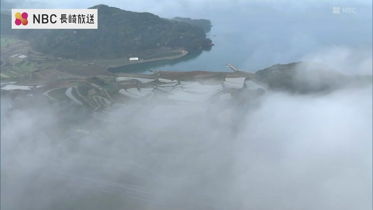 茜色に染まる「鏡」の絶景 一日わずか数十分…約400枚の棚田が織り成す