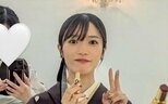 【 美山加恋 】　振袖姿にファン反響　「髪の毛にゴールドのラメ付けてて可愛い」・「大人っぽくて素敵な振袖」|TBS NEWS DIG
