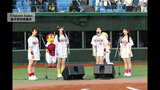 楽天×オリックス戦　ご当地アイドル「りんご娘」が国歌斉唱の大役　メンバーの金星「楽しく歌うことができた」　|　青森のニュース│ATV NEWS│青森テレビ