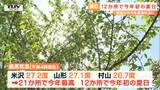 気温ぐんぐん上昇 山形県内の観測地点12か所で“夏日”に | 山形のニュース│TUYテレビユー山形