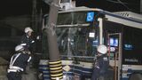 市バスが電柱に衝突 51歳運転手と84歳乗客を救急搬送 ハンドル操作を誤った可能性も… 名古屋・昭和区|TBS NEWS DIG