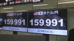 【速報】円安進行　円相場1ドル＝160円台に迫る　過去最大額の介入も効果は1か月| TBS CROSS DIG with Bloomberg