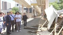 赤沢経産大臣　被災地・熊本を訪問　地震で倒壊した家屋などを視察　地元企業にも足を運び復旧復興に向けた意見交換会を実施| TBS CROSS DIG with Bloomberg