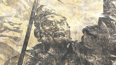 作品名「今、生きる風」アクリル画