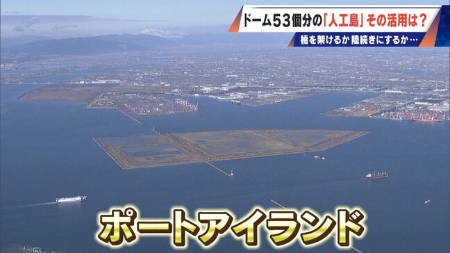 橋のない名古屋港の「人工島」どこから入る?見た目は野球のホームベース…ドーム53個分の土砂捨て場は“宝の島”か|TBS NEWS DIG